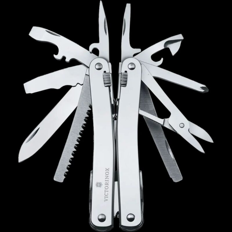 Victorinox SwissTool Spirit X Plus Ratchet With Leather Pouch